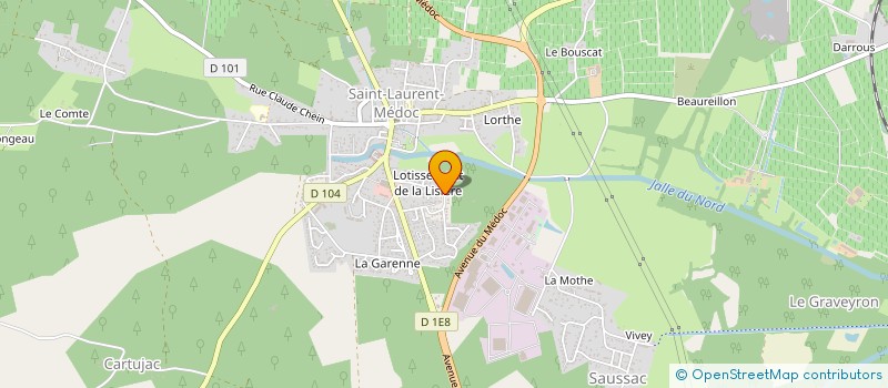 localisation de l'entreprise LES JEUDIS MIDI  SAINT-LAURENT-MEDOC