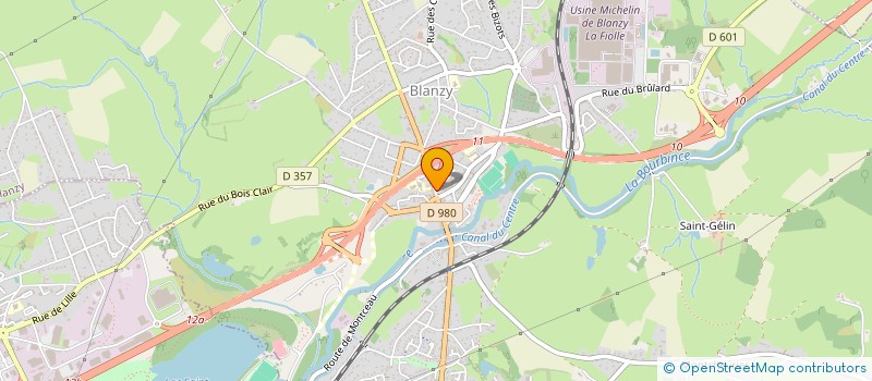 localisation de l'entreprise LES JEUNES A BLANZY  BLANZY