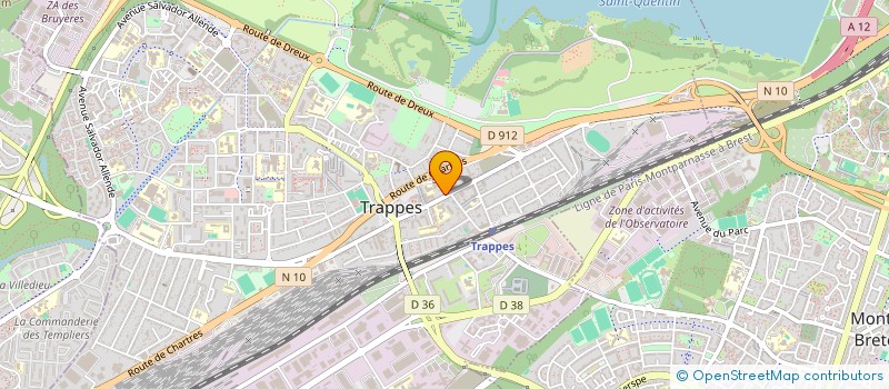 localisation de l'entreprise LES JEUNES AMBASSADEURS CULTURELS DE TRAPPES  TRAPPES