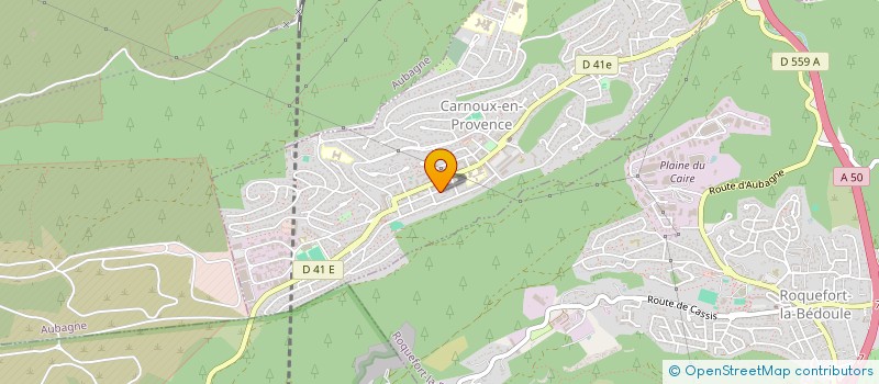 localisation de l'entreprise LES JEUNES BALLETSDU SUD à CARNOUX EN PROVENCE