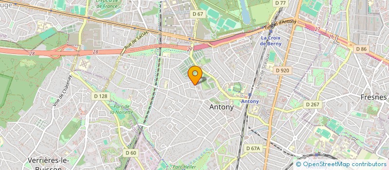localisation de l'entreprise LES JEUNES BEES DES HAUTS D'ESSONNE à ANTONY