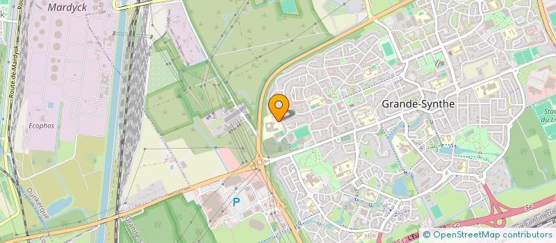 localisation de l'entreprise LES JEUNES CINEASTES  GRANDE-SYNTHE