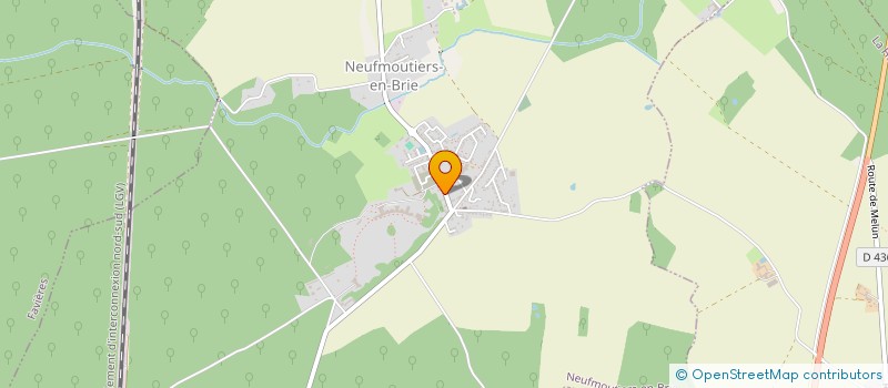 localisation de l'entreprise LES JEUNES D'AUTREFOIS  NEUFMOUTIERS-EN-BRIE