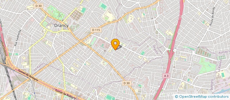localisation de l'entreprise LES JEUNES DE PARIS à DRANCY