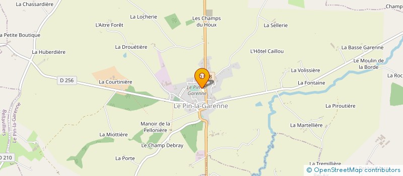 localisation de l'entreprise LES JEUNES DU PIN LA GARENNE à LE PIN-LA-GARENNE