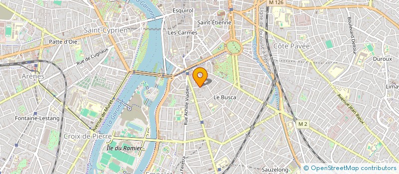 localisation de l'entreprise LES JEUNES EUROPEENS - TOULOUSE à TOULOUSE