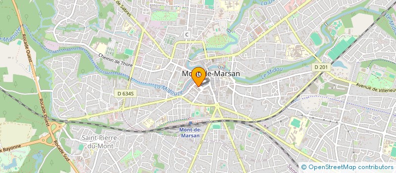 localisation de l'entreprise LES JEUNES LANDAIS à MONT-DE-MARSAN