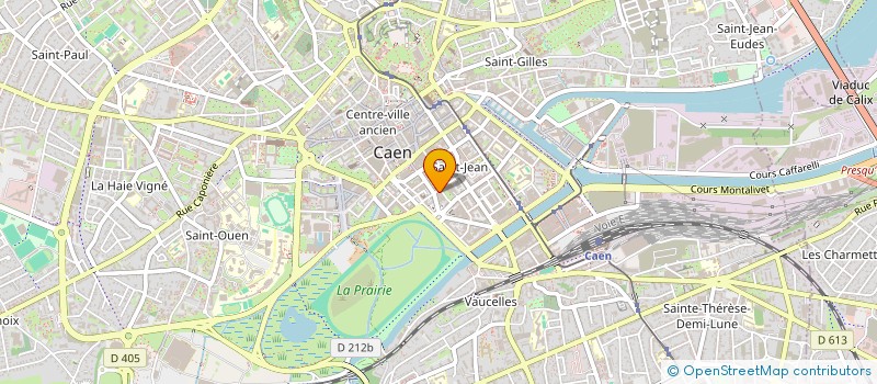 localisation de l'entreprise LES JEUNES PARCS à CAEN
