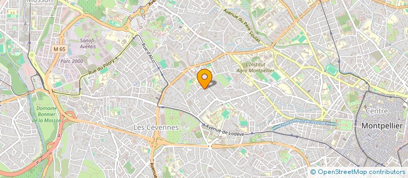 localisation de l'entreprise LES JEUNES POUSSES à MONTPELLIER