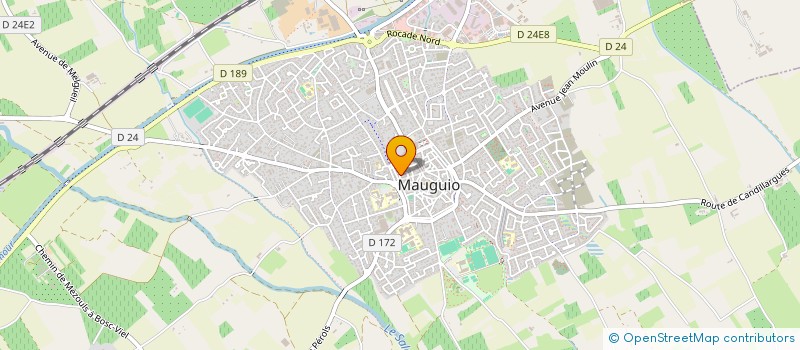 localisation de l'entreprise LES JEUNES YOGIS  MAUGUIO