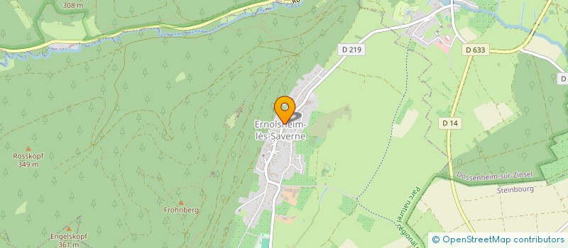 localisation de l'entreprise LES JEUNIORS EN MOUVEMENT  ERNOLSHEIM-LES-SAVERNE