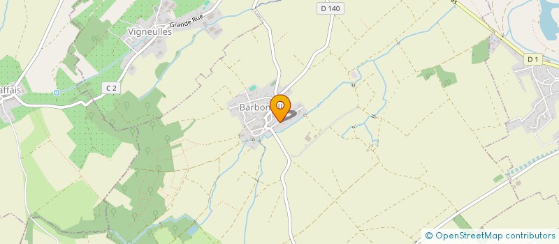 localisation de l'entreprise LES JEUX D'HENRI  BARBONVILLE