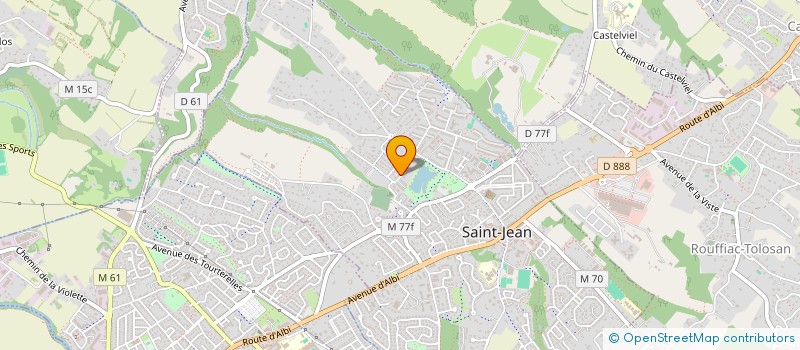 localisation de l'entreprise LES JEUX DE BELENOS à L'ISLE-JOURDAIN