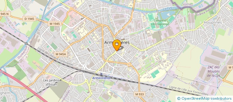 localisation de l'entreprise LES JEUX DE LA TABLE RONDE  ARMENTIERES