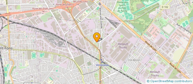 localisation de l'entreprise LES JI-JI  VENISSIEUX