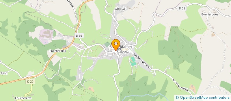 localisation de l'entreprise LES JIGS VOLCANIQUES à SAINT-MAMET-LA-SALVETAT