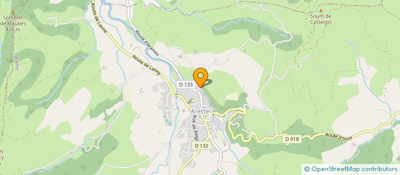 localisation de l'entreprise LES JINETTES DE BARETOUS  ARETTE