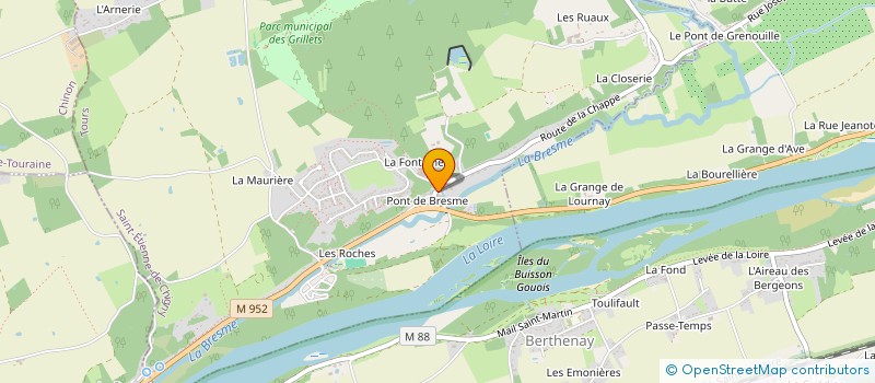 localisation de l'entreprise LES JOIES DE L'AMITIE STEPHANOISE  SAINT-ETIENNE-DE-CHIGNY