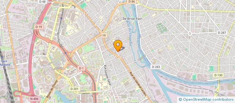 localisation de l'entreprise LES JOLIES COLONIES DE VACANCES  CRETEIL