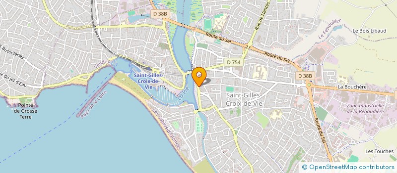 localisation de l'entreprise LES JOLIES FRANCAISES à SAINT-GILLES-CROIX-DE-VIE