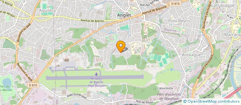 localisation de l'entreprise LES JOLIES GLACES  ANGLET