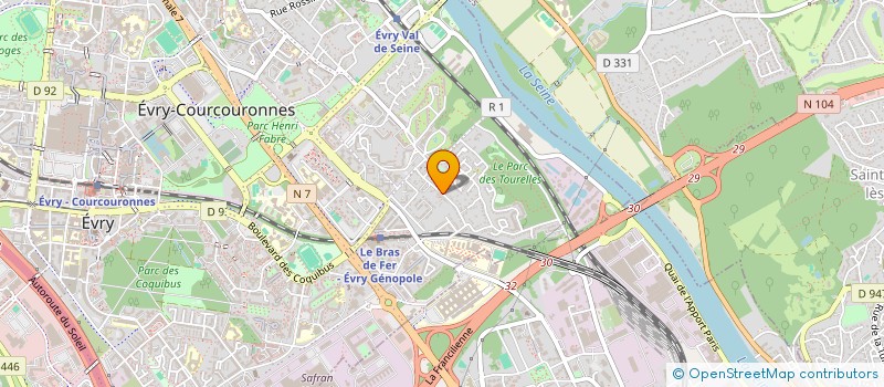 localisation de l'entreprise LES JOLIES HISTOIRES à EVRY-COURCOURONNES