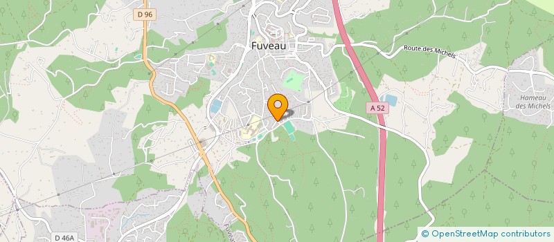 localisation de l'entreprise LES JOLIES LUNETTES à FUVEAU