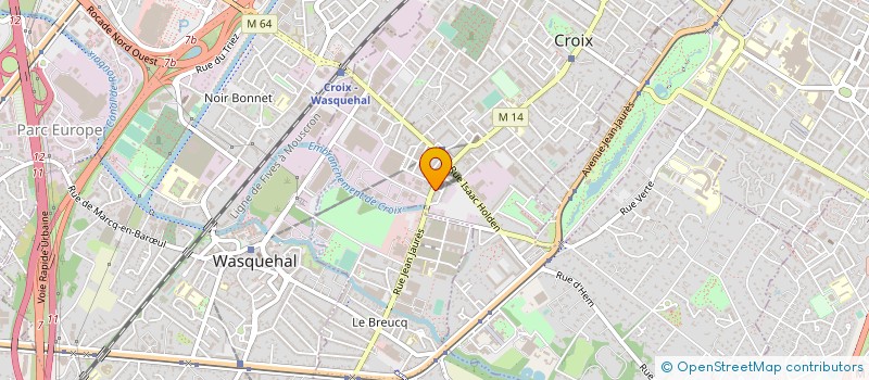 localisation de l'entreprise LES JOLIES PASSANTES à CROIX