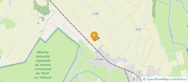 localisation de l'entreprise LES JOLIES ROUSSES à LES VELLUIRE-SUR-VENDEE
