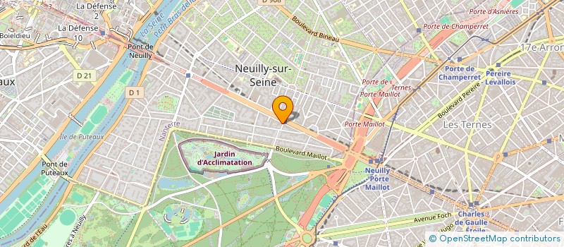 localisation de l'entreprise LES JOLIS BEBES à NEUILLY-SUR-SEINE