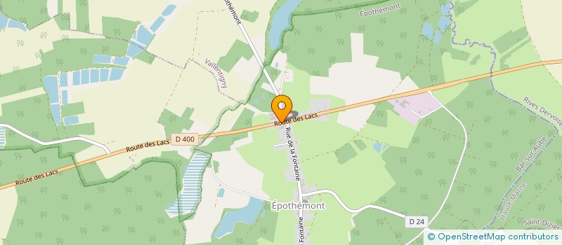 localisation de l'entreprise LES JOLIS COINS DE FRANCE  EPOTHEMONT