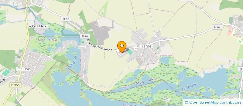 localisation de l'entreprise LES JOLIS MOMENTS  HAMEL