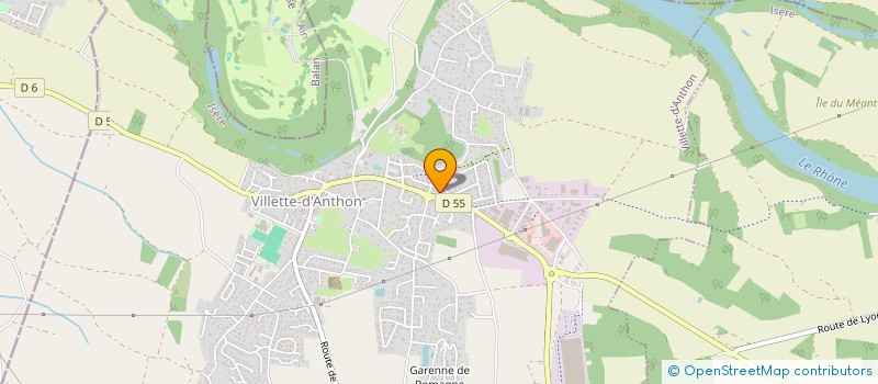 localisation de l'entreprise LES JOLIS PAS D'ELEA  VILLETTE-D'ANTHON