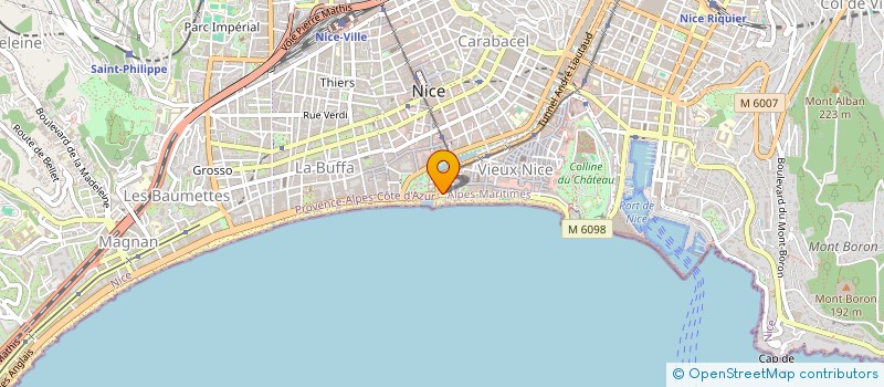 localisation de l'entreprise LES JOLIS TEMPS à NICE