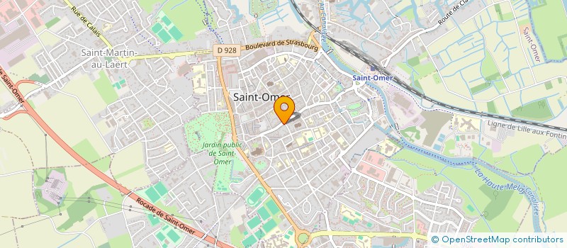 localisation de l'entreprise LES JOLY CONSTRUCTIONS à SAINT-OMER