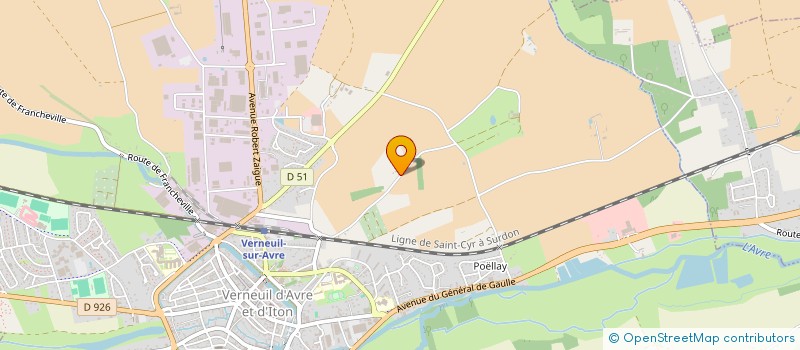 localisation de l'entreprise LES JOLY JUMPERS DE VERNEUIL SUR AVRE  VERNEUIL D'AVRE ET D'ITON