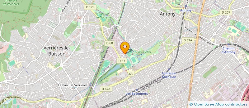 localisation de l'entreprise LES JONCS à VERRIERES-LE-BUISSON