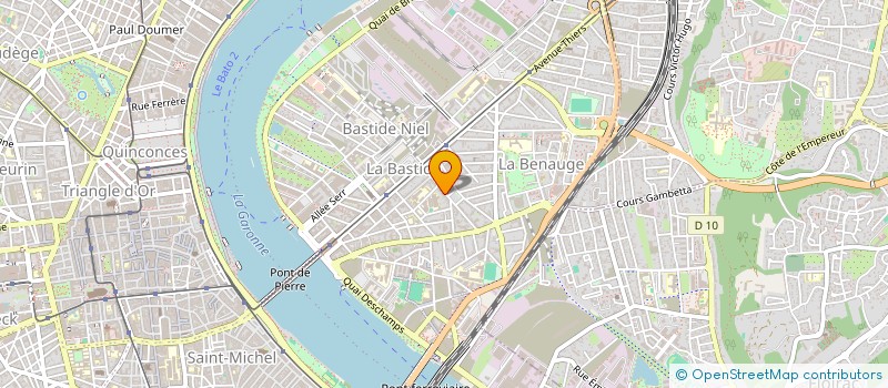 localisation de l'entreprise LES JONCS ET BRUYERES  BORDEAUX