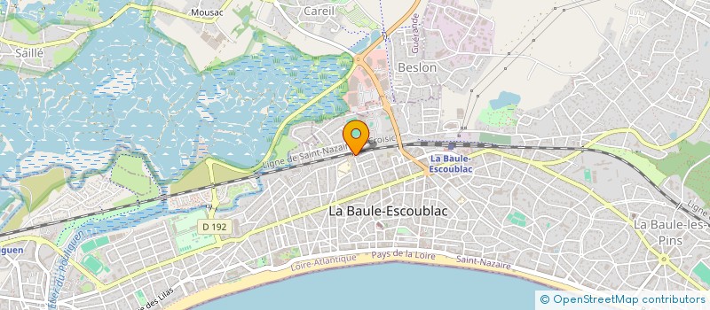 localisation de l'entreprise LES JONGLEURS DE NOTRE DAME à LA BAULE-ESCOUBLAC