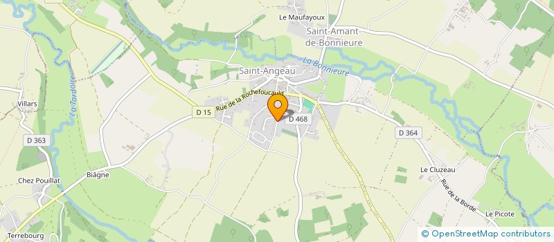 localisation de l'entreprise LES JONQUILLES à VAL-DE-BONNIEURE