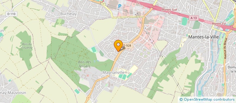 localisation de l'entreprise LES JONQUILLES  MAGNANVILLE