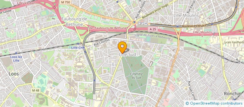 localisation de l'entreprise LES JONQUILLES à LILLE