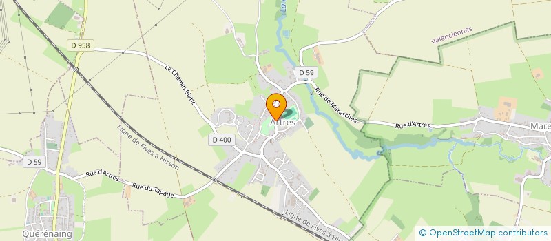 localisation de l'entreprise LES JONQUILLES  ARTRES