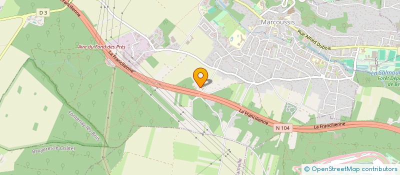 localisation de l'entreprise LES JONQUILLES  MARCOUSSIS