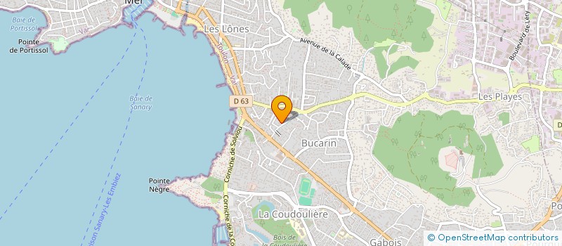 localisation de l'entreprise LES JONQUILLES à SIX-FOURS-LES-PLAGES