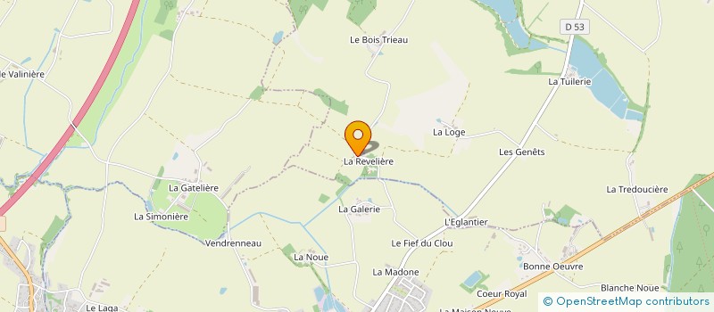 localisation de l'entreprise LES JONQUILLES  MESNARD-LA-BAROTIERE