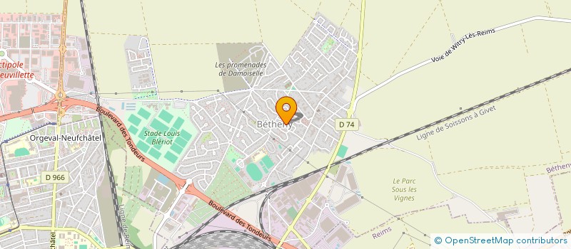 localisation de l'entreprise LES JONQUILLES  BETHENY