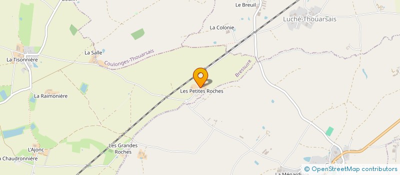 localisation de l'entreprise LES JONQUILLES  BRESSUIRE