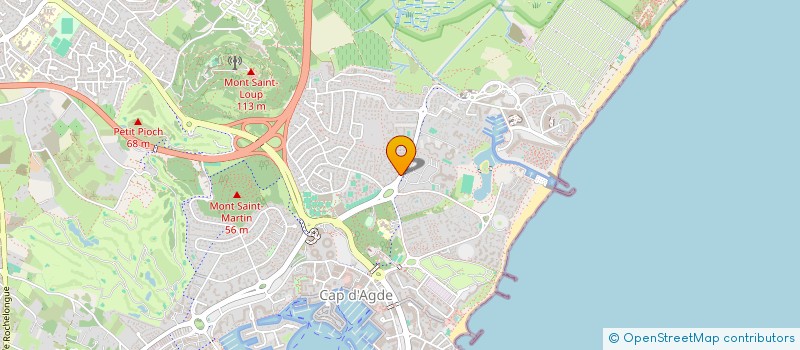 localisation de l'entreprise LES JONQUILLES  AGDE