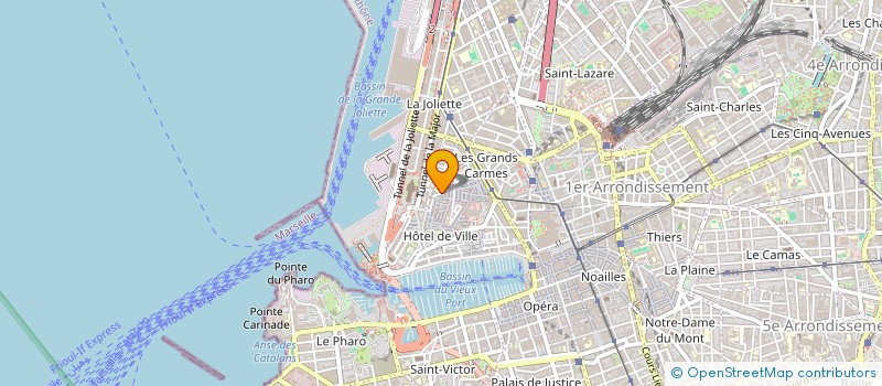 localisation de l'entreprise LES JOSEPHINES à MARSEILLE